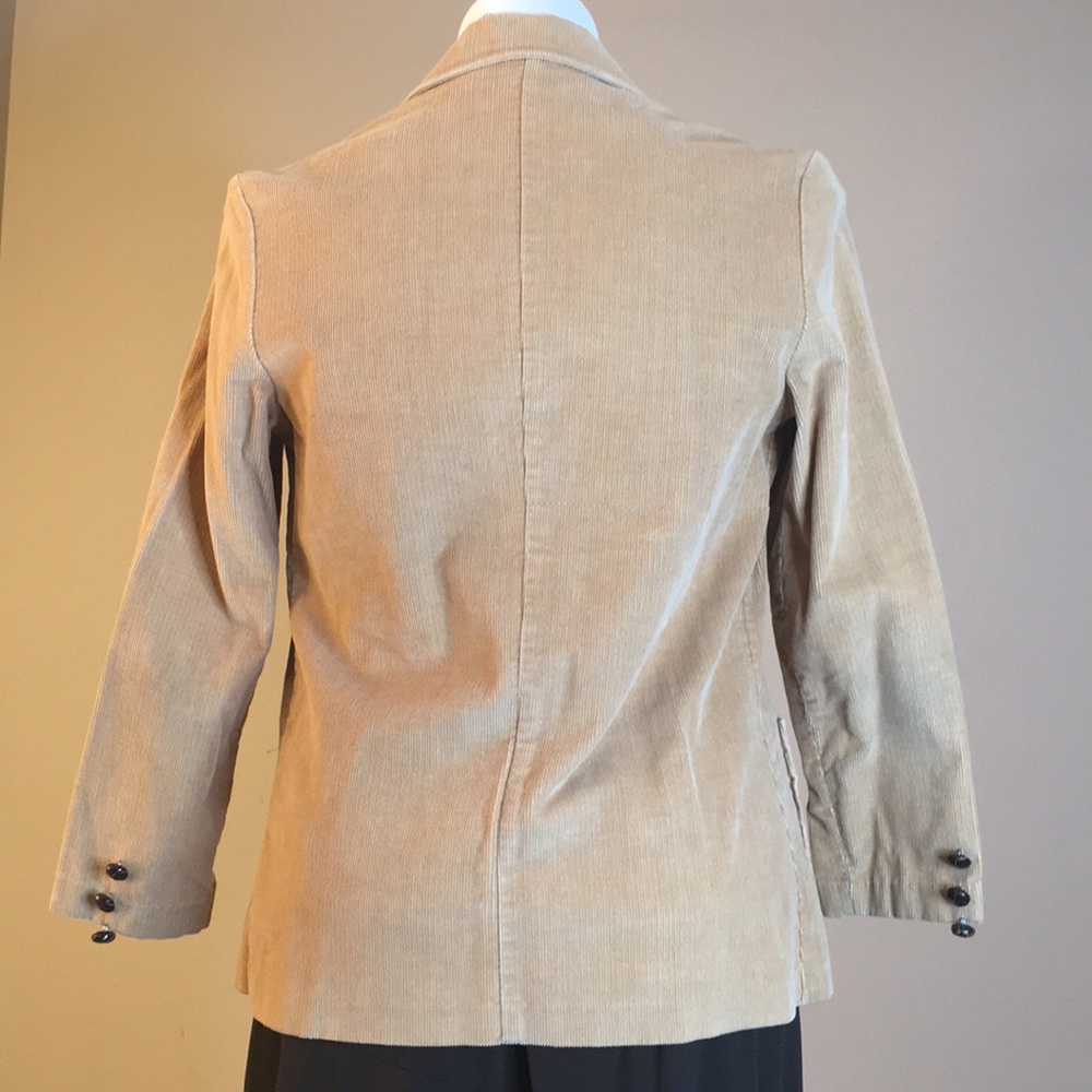 Womens Golden Corduroy Jacket 70s 80s Vintage - Picture 5 of 7